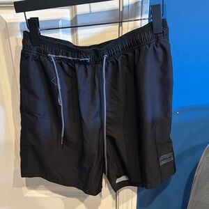 Bamboo Ave Black Men's Shorts